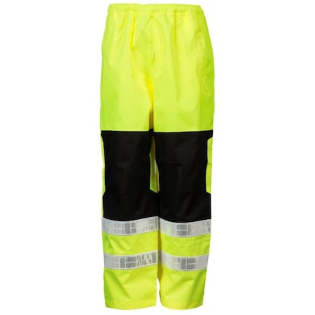 Kishigo 2X-3X, Lime, Class E, Premium Brilliant Series Rainwear Pant RWP112-2X-3X
